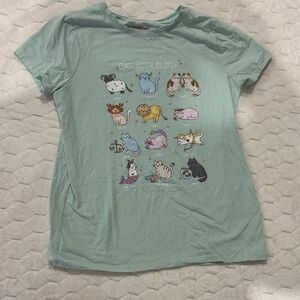 Cat & Jack Mint Green Cat Astrology Tee